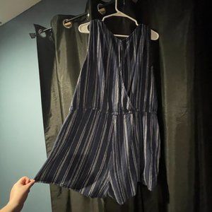 Blue Stripped Romper